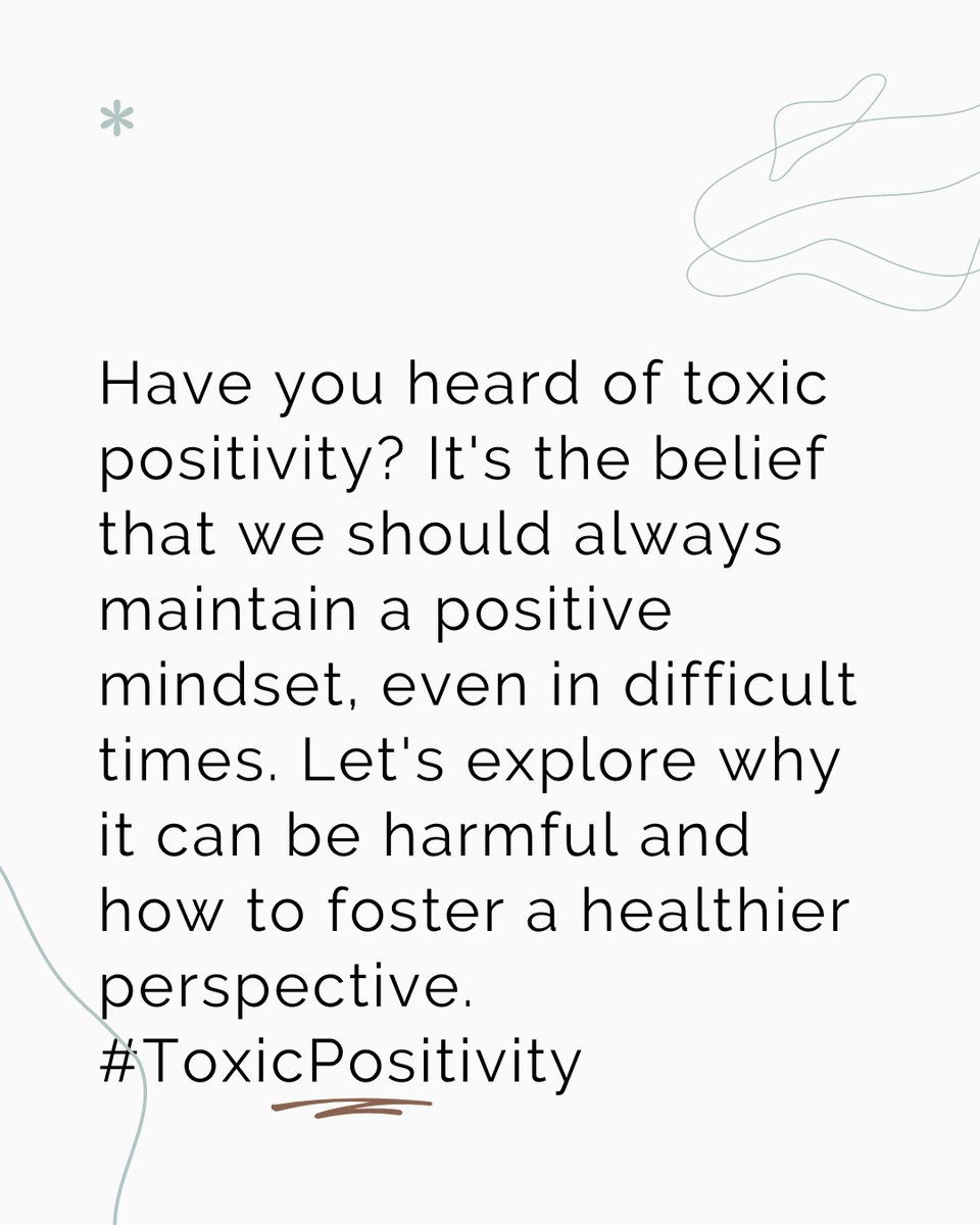 WittedRoots's tweet photo. Embrace Authentic Feelings and Ditch Toxic Positivity. 🌈 Scroll through to learn why suppressing emotions can be harmful and how to cultivate a healthier mindset. Let's create space for real growth. ✨⁣⁣

Click the link in our bio to read the article⁣⁣

#MentalHealthMatters https://t.co/h2uedwYCux