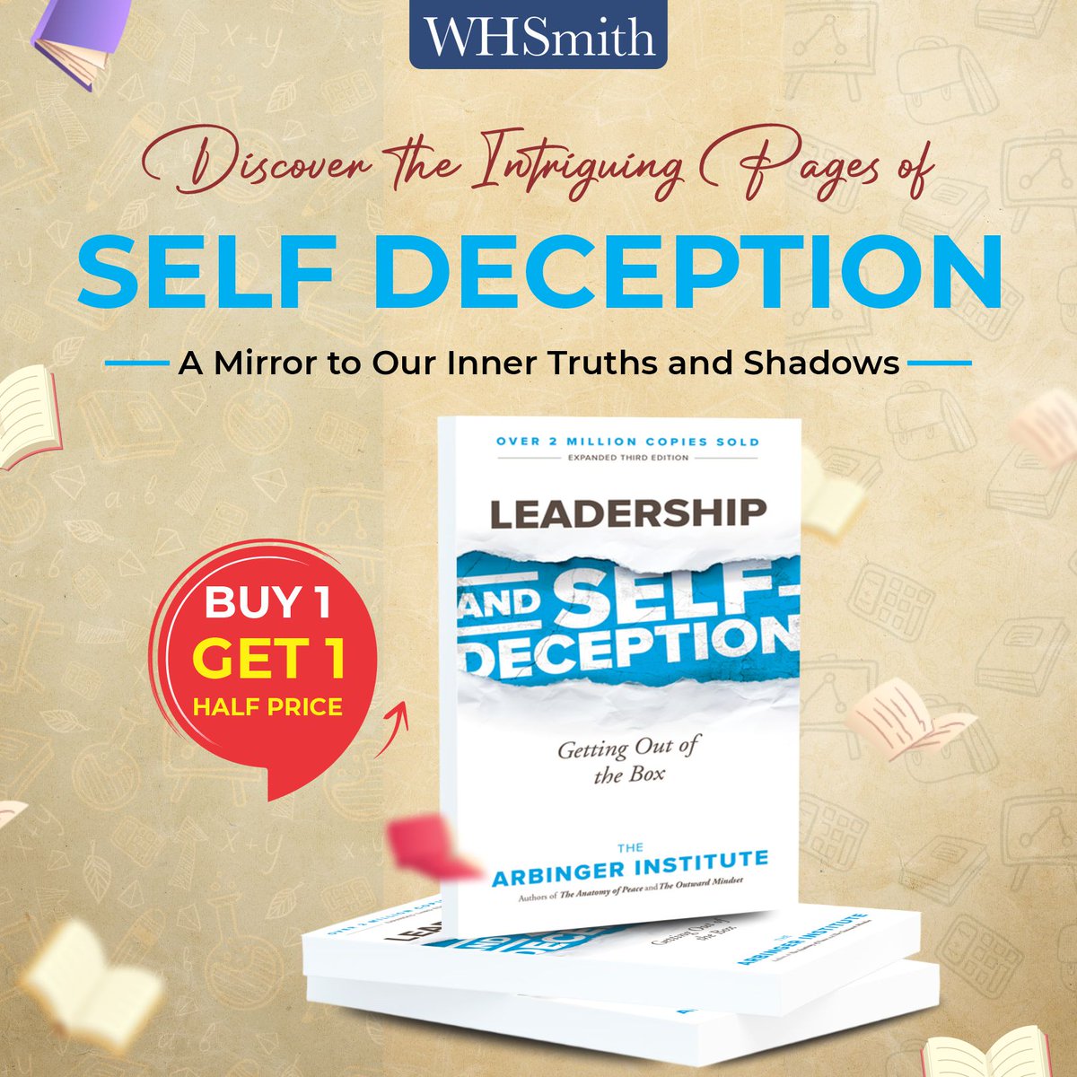 WHSmith_India's tweet image. Dive into the Captivating Pages of #SelfDeception. Discover a thought-provoking journey through the complexities of our own minds.

Available at your nearby WH Smith store.

#Books #LearningfromBooks #WHSmithIndia