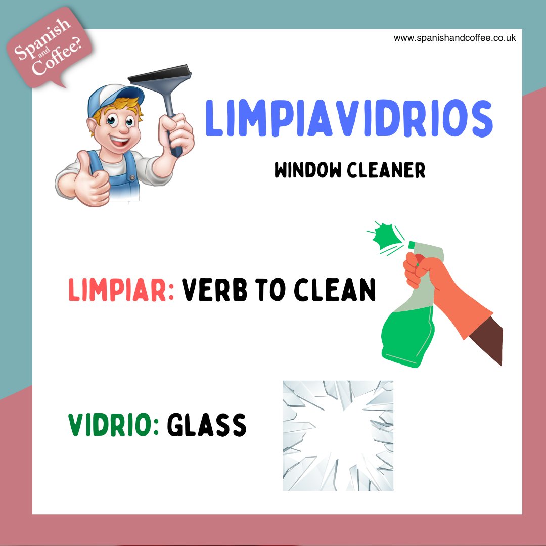 SpanishandCoffe's tweet photo. 'Palabras compuestas' (compound words) are those that are formed from the union of two or more simple words, lexemes or roots. They must follow the general rules of accentuation and spelling of the language. For example: ciempiés, espantapájaros, autovía.

#london #learnspanish https://t.co/5rOEtKByQ1