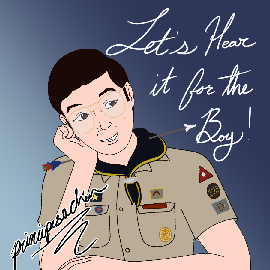 Let's Hear it for the Boy! Pete Martino is one of the sweetest ghosts in Woodstone Manor and I wish he wasn't picked on so much!! 

The movie Footloose came out in 1984 so he definitely saw it!
#chentheghost_art #ghostscbs #cbsghosts #cbsghostsfanart #letsghost #welcome2woodstone