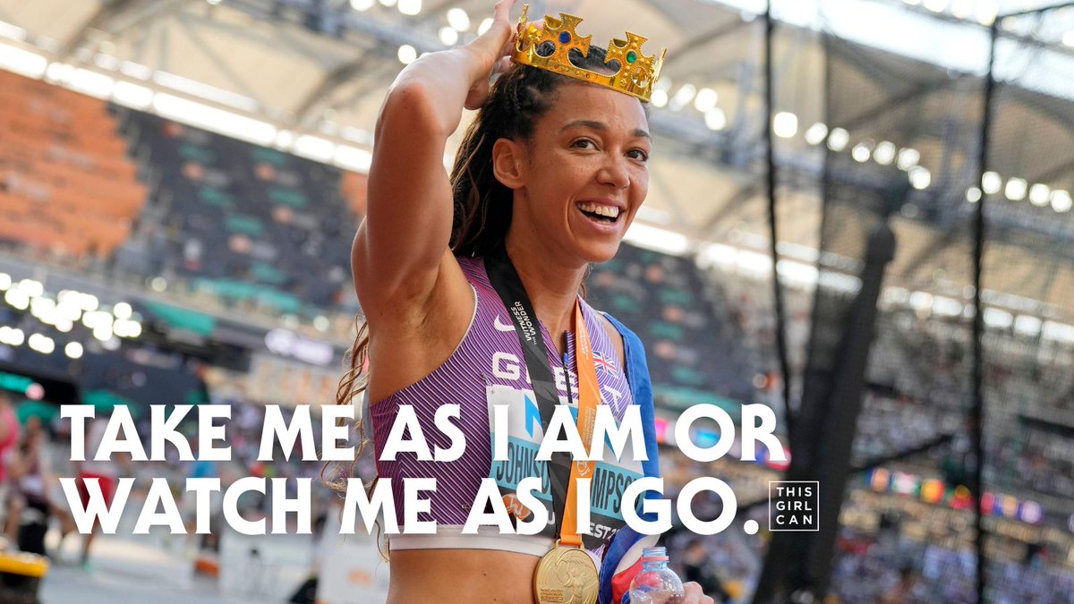 'One for the underdogs.' - @JohnsonThompson. Huge congratulations to Katarina Johnson-Thompson! It's not easy coming back after injury, and you've proved it can be done and won gold too! No one deserves it more. 👏🥇#ThisGirlCan
