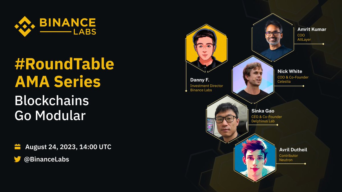 Join us for our upcoming #RoundTable AMA with <a href="/alt_layer/">AltLayer</a> <a href="/CelestiaOrg/">Celestia</a> <a href="/DelphinusLab/">Delphinus Lab ($ZKWASM)</a> <a href="/Neutron_org/">Neutron</a> 

We'll be deep diving into modular blockchains &amp; discussing the implications it poses for the future of Web3.

🗓️24 August 2023
⏰14:00 UTC

Set a reminder 👉 x.com/i/spaces/1gqGv…