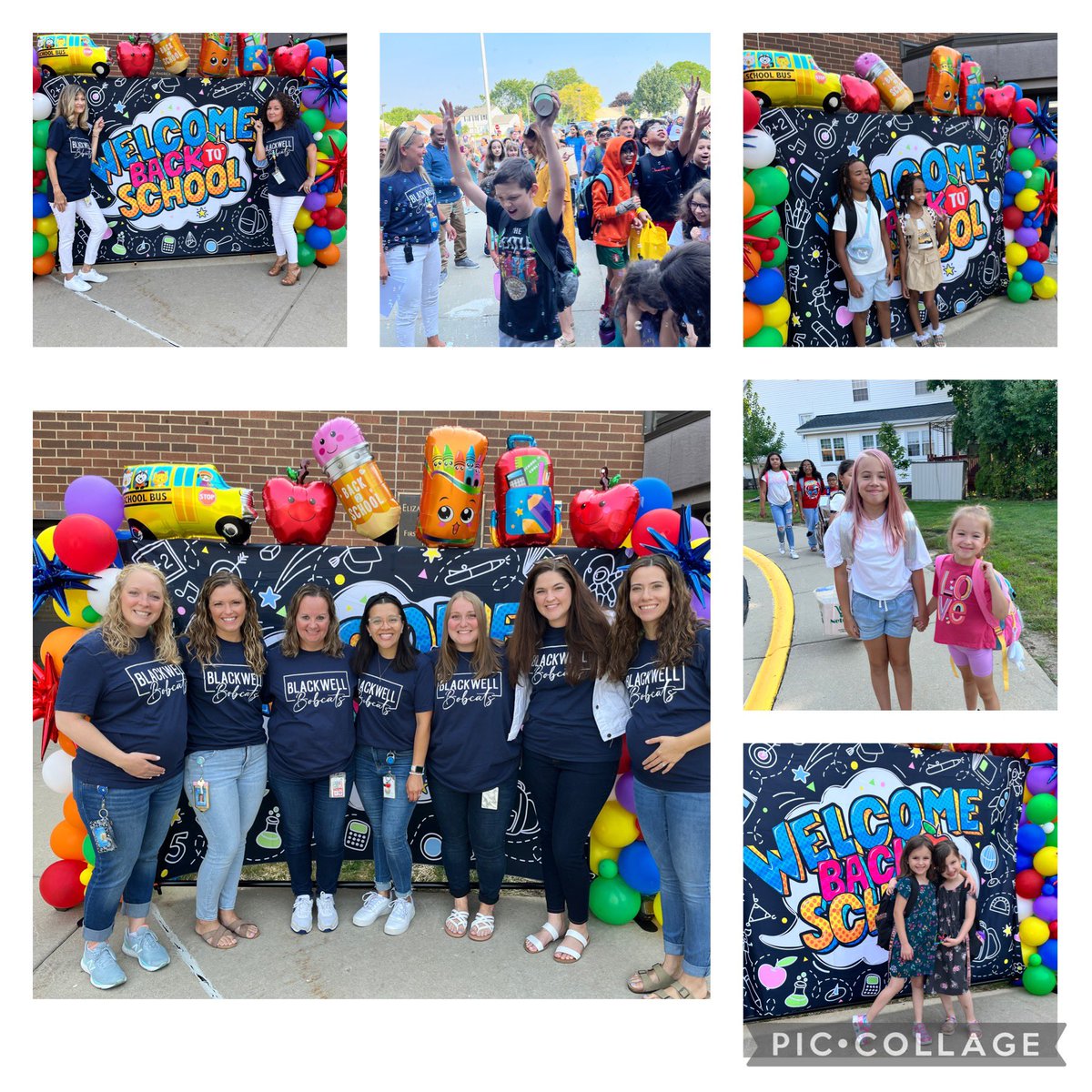 TeamShapiro_54's tweet photo. Blackwell is having the best #54firstday! Energy, positivity and joy 💙🤩#weare54 #bobcatstogetherasone https://t.co/TkGP9iBMTm