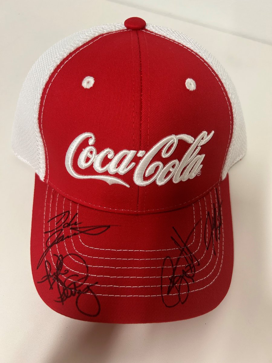 kylepetty's tweet image. This is your sign to add to your @NASCAR memorabilia collection! Follow @CocaColaRacing and RT for a chance to win this hat autographed by 4 #CocaColaRacing Family Legends - including me!

And don't forget to visit @CocaColaRacing to watch our Legends video - also including me!