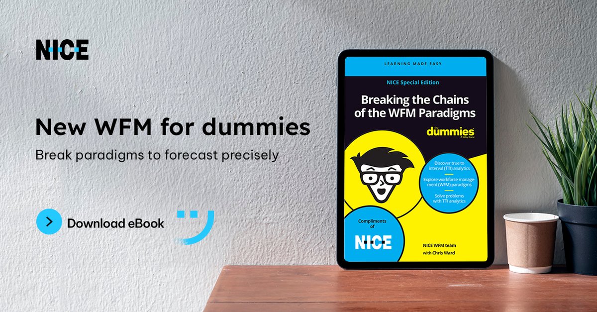 pjbar1's tweet photo. The new reality is digital. Your WFM solution should take that into account.

Find out why True to Interval (TTI) analytics is the best way to get clearer forecasting of workloads in your contact center >> https://t.co/sUYezKv2nA https://t.co/CxDUhklxVr