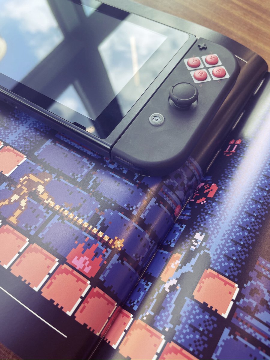 Enjoying playing Castlevania on the Nintendo Switch using these NES inspired Joy-Con controllers from Gametraderzero 

Picture taken from our book - NES/Famicom: a visual compendium (Reprints are due in October) - Full details here: bitmapbooks.com/collections/al…

Check out more cool