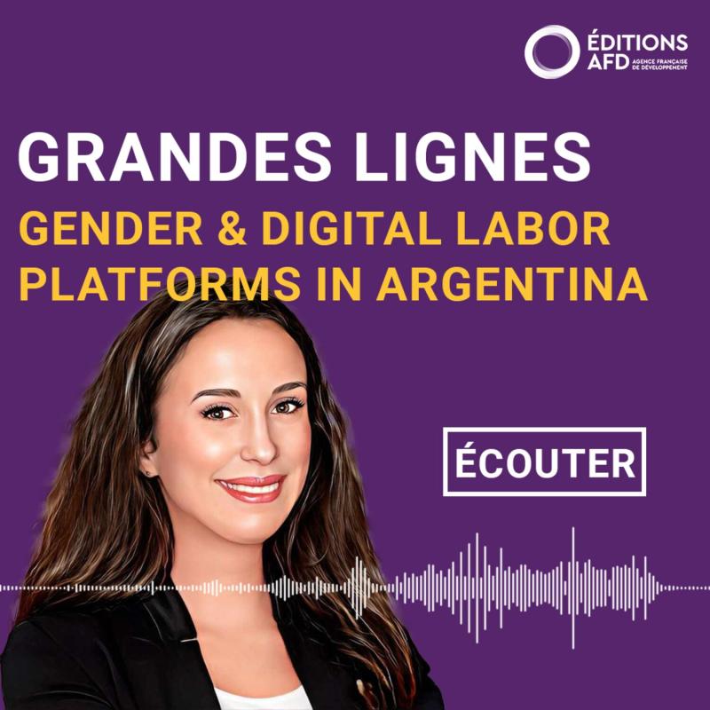 AFD_en's tweet photo. 🎧A new episode of "Grandes Lignes": the #EditionsAFD podcast is online!
Our labor and development economist @CePoggi explains the impact of the rise of the “platform economy” on the gendered division of labour in #Argentina.
To listen, click here ▶ https://t.co/TkX9D6mSAX https://t.co/Kk4lV5R7YR