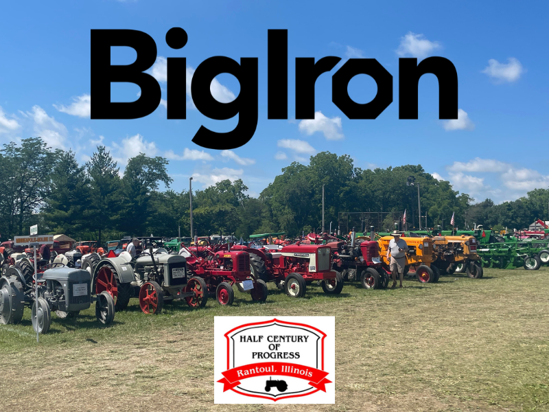 halfcenturyshow's tweet image. It's show week!
Stop in and see Big Iron & Sullivan Auctioneers, a 2023 Platinum sponsor, right when you walk in to the show. Big Iron will also be speaking in the Entertainment Tent on 8/25 from 2:30-3:30 on Equipment Values.
#bigiron #tractors #antiquetractors #agriculture