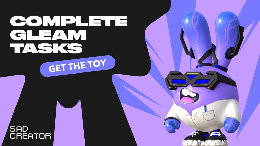 rtoysapp's tweet photo. Hello there! 😊

We're thrilled to share an exciting update with all of you! We've partnered up with Sad Creator! Sad Creator is a VR purist, gaming enthusiast, and builder

💫 On the 21st of August – you're invited to take part in the GLEAM giveaway. Stand a chance to win an exclusive Sad Creator toy!

Discover @SadCreatorTalks, a dedicated VR enthusiast, gaming aficionado, and creative mind. Become a part of his tight-knit community, where you'll explore the intricacies of the tech world and collaborate to achieve what others only dream of!

👉 JOIN GLEAM: https://t.co/b0UoX1CJBV