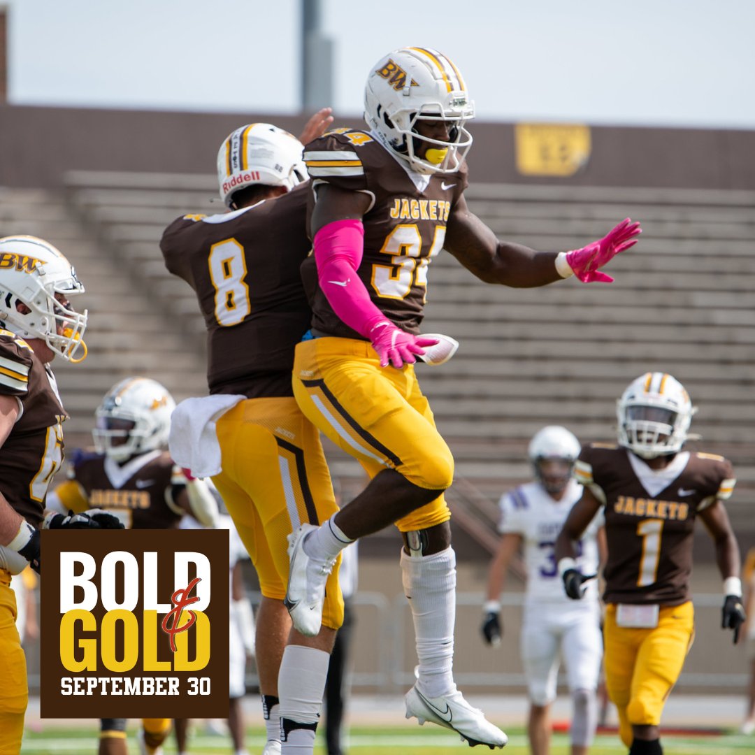 BWalumni's tweet photo. Saturdays in Berea are back! Football tickets are now available for our Bold &amp; Gold Homecoming Festival on Sept. 30. Grab your tickets and plan to cheer on the Yellow Jackets to victory during our Celebration of Champions: https://t.co/c545B7VVsJ #YJ4L 🐝 https://t.co/BTUGau1W6X
