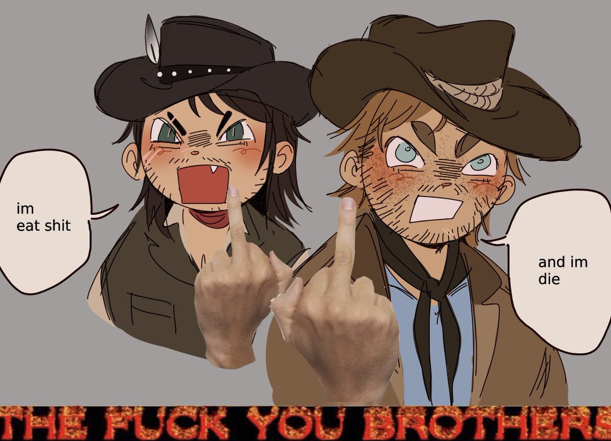 elesketchii's tweet photo. the stupids #rdr2 https://t.co/m3S12UMkmS