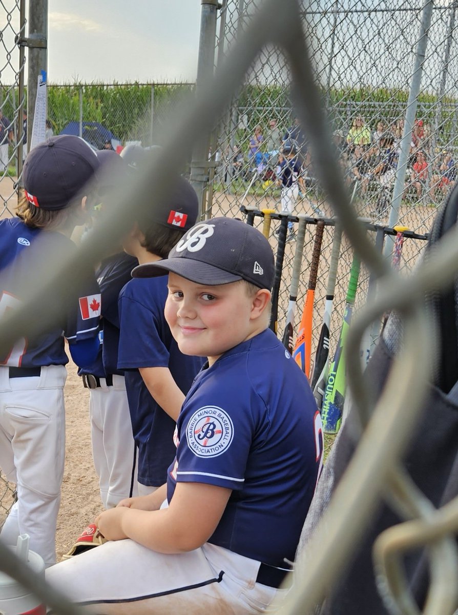 Mrs_S_Davis's tweet photo. My favourite vibe is a happy kid. See you in 2 weeks for OBA's. Great job 9U Select Baycats! Thanks coaches for teaching my son this level of confidence. #thingsmoneycantbuy #VibeCheck #GoodVibesOnly @barriebaseball @OntarioBaseball @BarrieBaycats https://t.co/wOWbt7jtAe