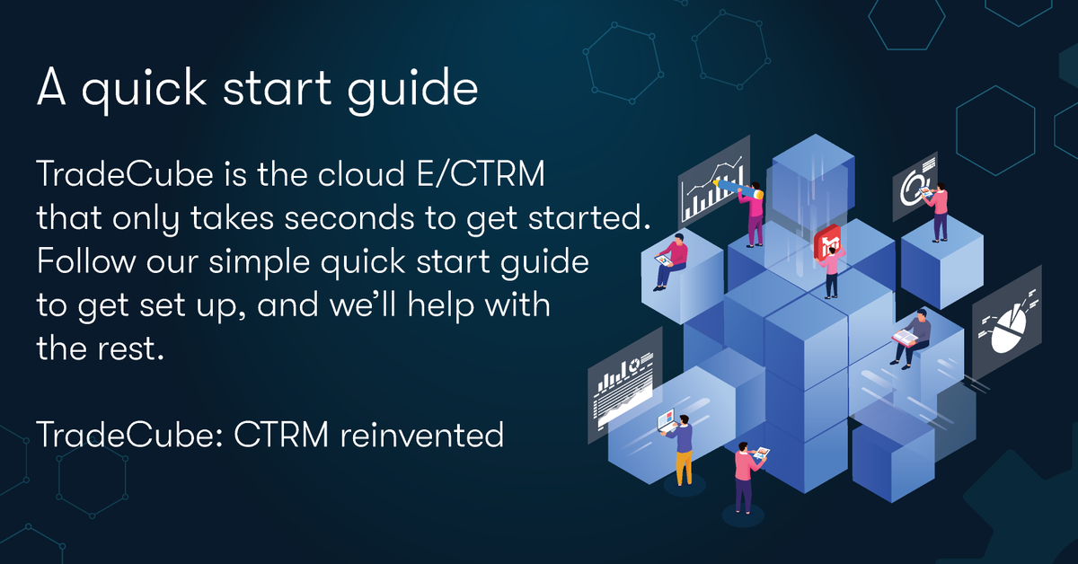 CTRMCubed's tweet photo. Only TradeCube makes E/CTRM setup as easy as 1-2-3. Check out our quick start guide to see how simple the TradeCube cloud is to get started.

TradeCube: CTRM reinvented

https://t.co/aMIaF2MIDg

#CTRM #ETRM #Quickstart https://t.co/SSUHVNFUau