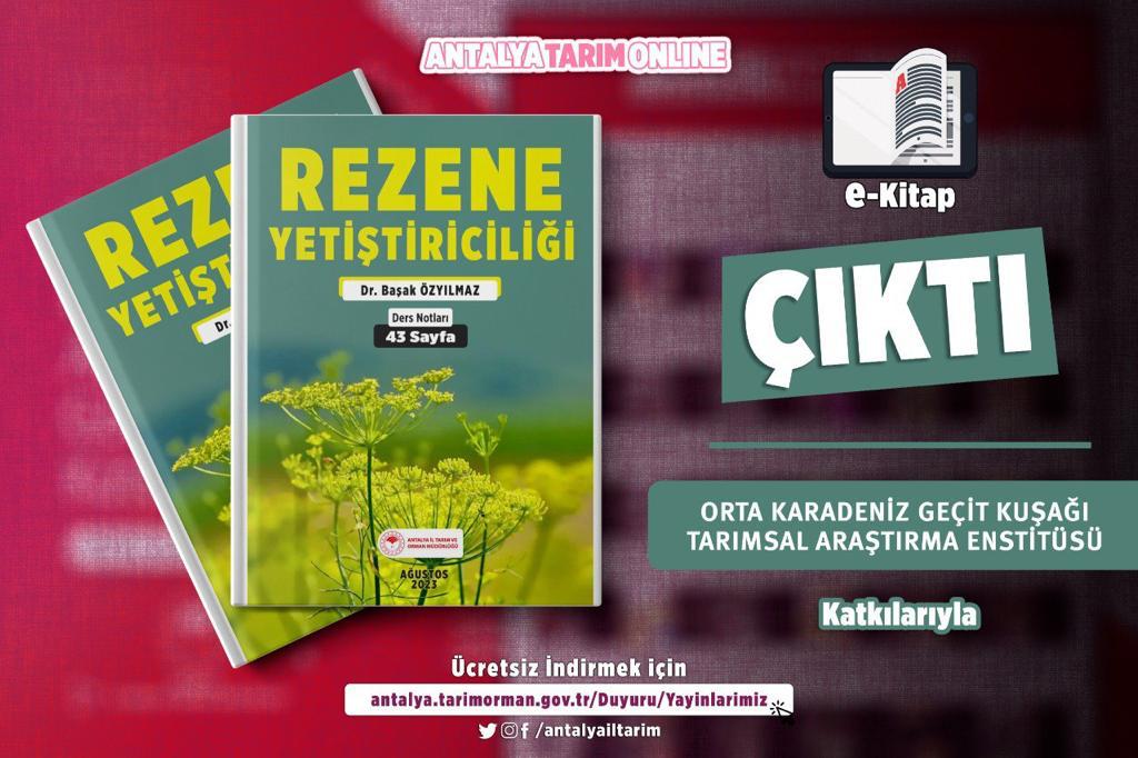 antalyailtarim's tweet photo. Rezene Yetiştiriciliği
#MÜJDE
Dr. Başak Özyılmaz ile #Rezene Yetiştiriciliği eğitimimizin 43 sayfa ders notları #ÇIKTI
#GelecekTarımda
#TarımAntalyada
#Ücretsiz İndirin👇
https://t.co/LIcfpJdr8e
@gokhankaraca_ @AntalyaValilik @ibrahimyumakli
#Antalya https://t.co/kinI6tsPfu