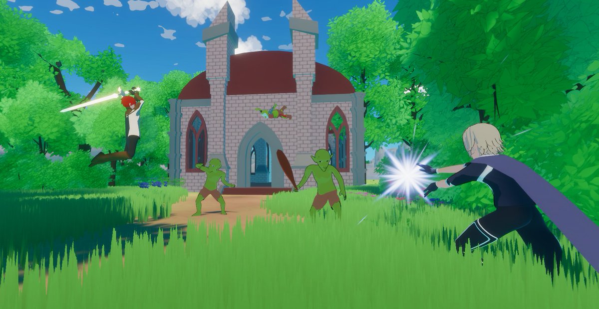 devmihdai's tweet photo. Before vs After redoing graphics and visuals in my multiplayer RPG #gamedev #indiegame #rpg #gaming https://t.co/xR6IDU66MT