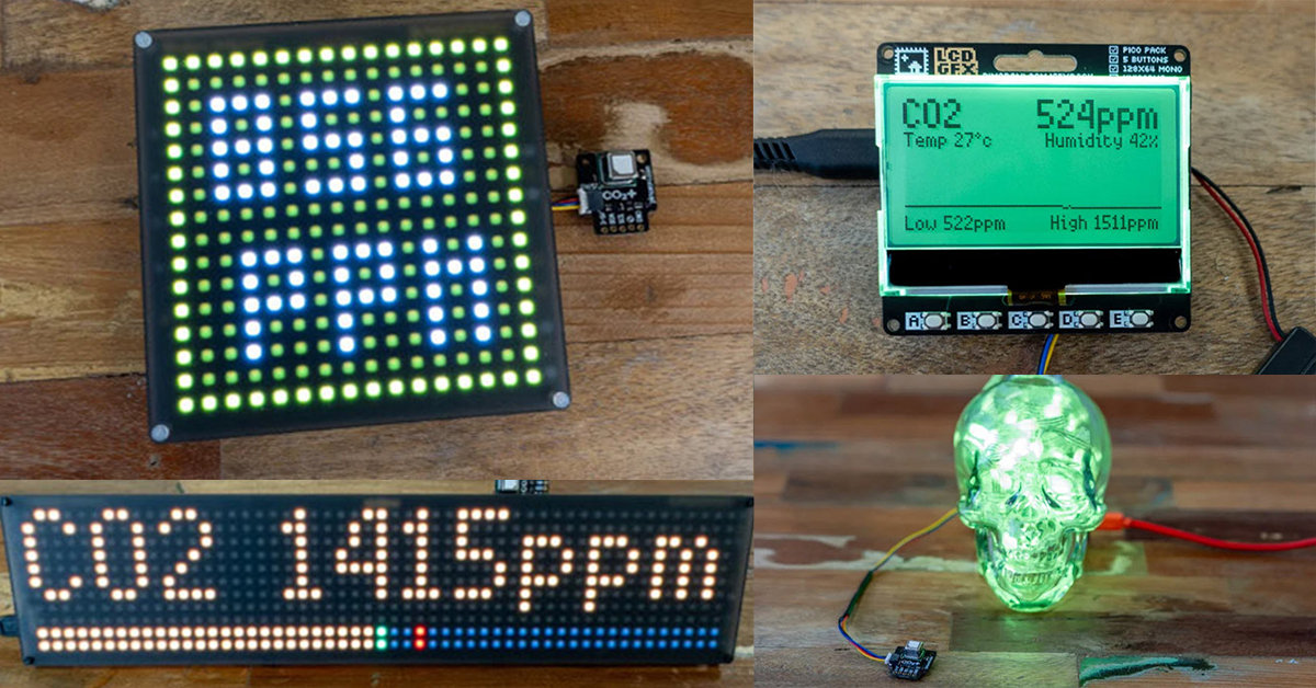 sensirion's tweet photo. Elevate your air quality monitoring with this guide by @pimoroni and create sleek CO2 detectors that blend technology and style.

▶️ Get started here: https://t.co/nKmytHNRBo

#MakerMonday #MakeItWithSensirion #SCD41 #sensors #airquality https://t.co/SV4Mdkmv2g