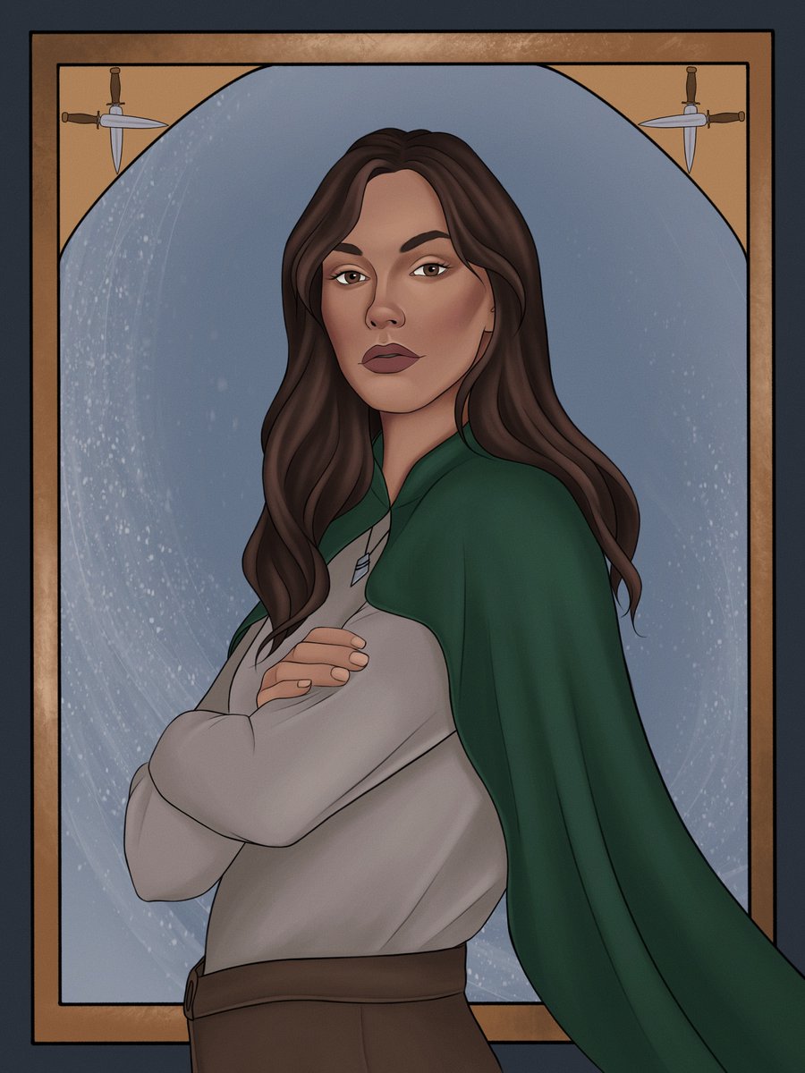 Natalie_Crown's tweet image. It is TWO WEEKS until the first three chapters of #WindWalker go live, so I figured it was time to introduce you to our first POV character. My love, my light - Tannis Till.

Art credit: the wonderful @ginadonnelly_96 ✨