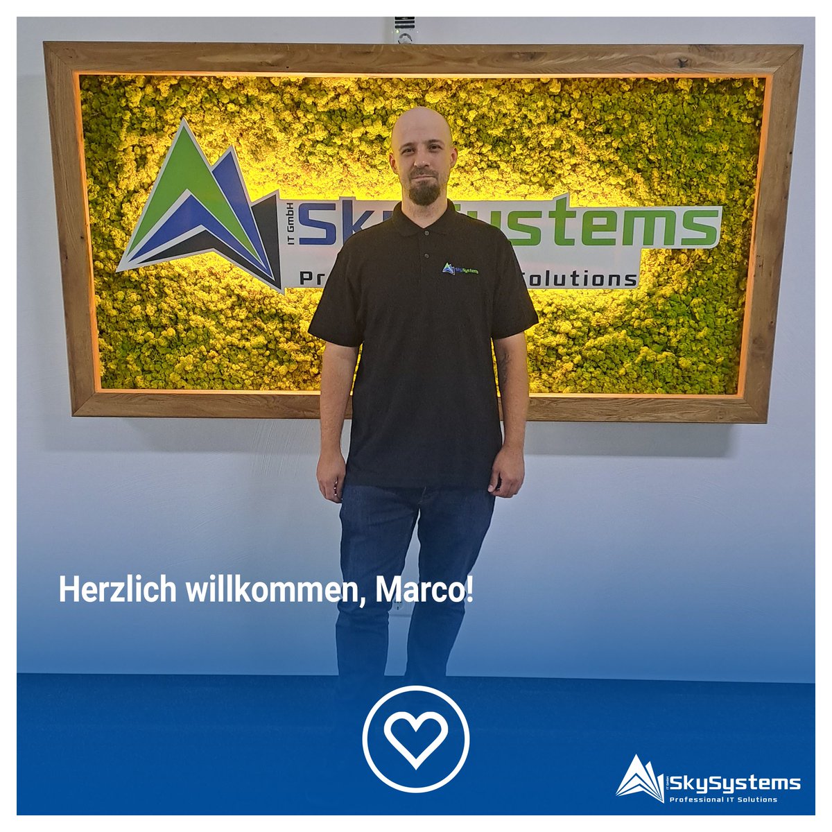 Ab heute begrüßen wir ganz herzlich Marco bei SkySystems! 😊

Marco wird uns tatkräftig im First Level unterstützen.

Wir wünschen dir, lieber Marco, einen tollen Start bei uns und freuen uns, dass du von nun an ein Teil von uns bist!