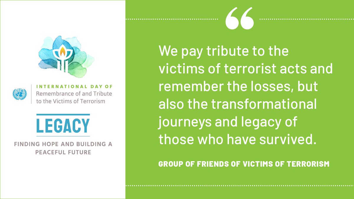 UN_OCT's tweet photo. Marking the Int Day, Ambassadors from #Iraq &amp; #Spain on behalf of the Group of Friends of #VictimsofTerrorism highlight the role of victims &amp; survivors as agents of change who use their voice to #counterterrorism &amp; build a more peaceful future

👉MORE INFO https://t.co/rBnzic2EPs https://t.co/P30I6EGSXC