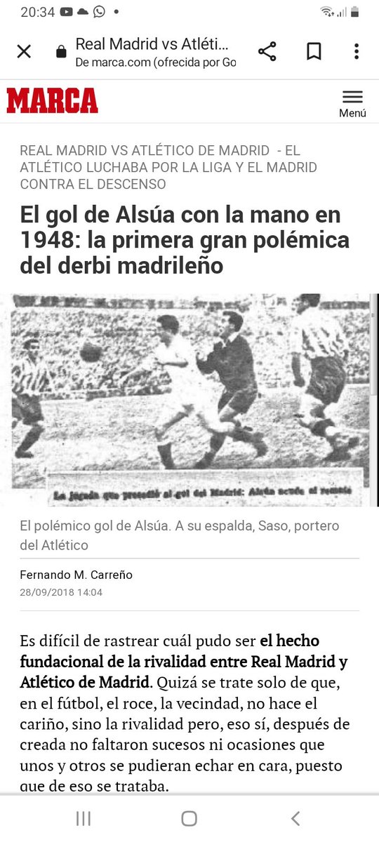 Lorenzo123cs's tweet photo. @CuentaMister @jpedrerol Gol con la mano del madrid para evitar el descenso en 1948👇👇 https://t.co/q8ido4UENB