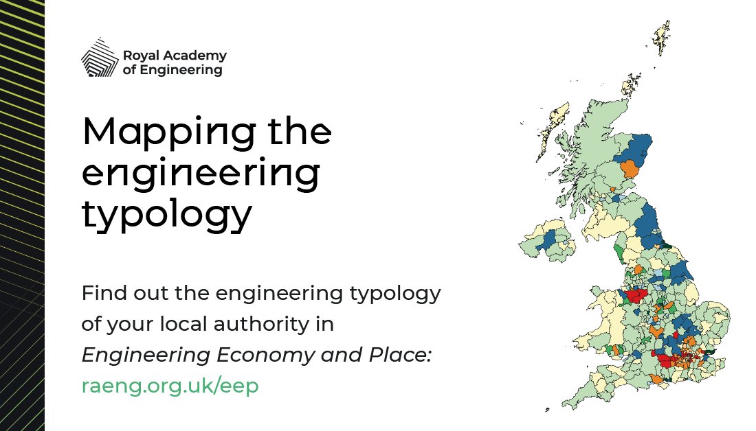 The UK needs a 'place-based' approach to engineering policy - so how does engineering's role differ across the country? Explore our interactive Engineering Economy and Place report and find out the role it plays in your local authority: raeng.org.uk/eep