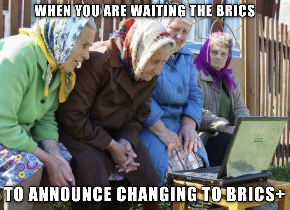 All eyes on 15th BRICS Summit on Aug 22-24 👀

When they announce changing to BRICS+, we will celebrate more than winning a Soccer World Cup final as our bags will Moon

#BRICS #BRICSSummit2023 #BRICSAfricaWBA2023 #BRICS2023 #HarryPotterObamaSonic10Inu  #HPTHS777 #HPOP8I #HPOS10I