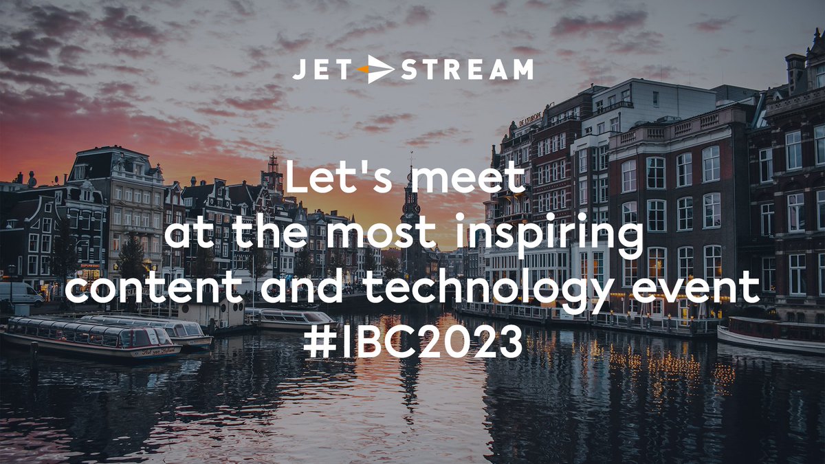 With 30 years of expertise, we've supported our customers with their online video strategy, business case, workflow, and operational consulting.

Join Jet-Stream at #IBC2023 - because experience speaks louder than hype. Book a meeting👇

calendly.com/jet-stream/ibc 

#streamingmedia