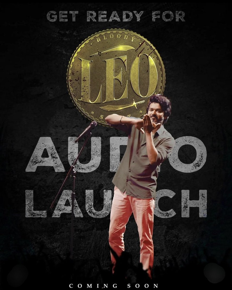 TVK_Universe_'s tweet photo. Audio Launch Likely to happen Chennai Nehru Stadium ✔️#Leo @actorvijay https://t.co/qoV37fqDSj