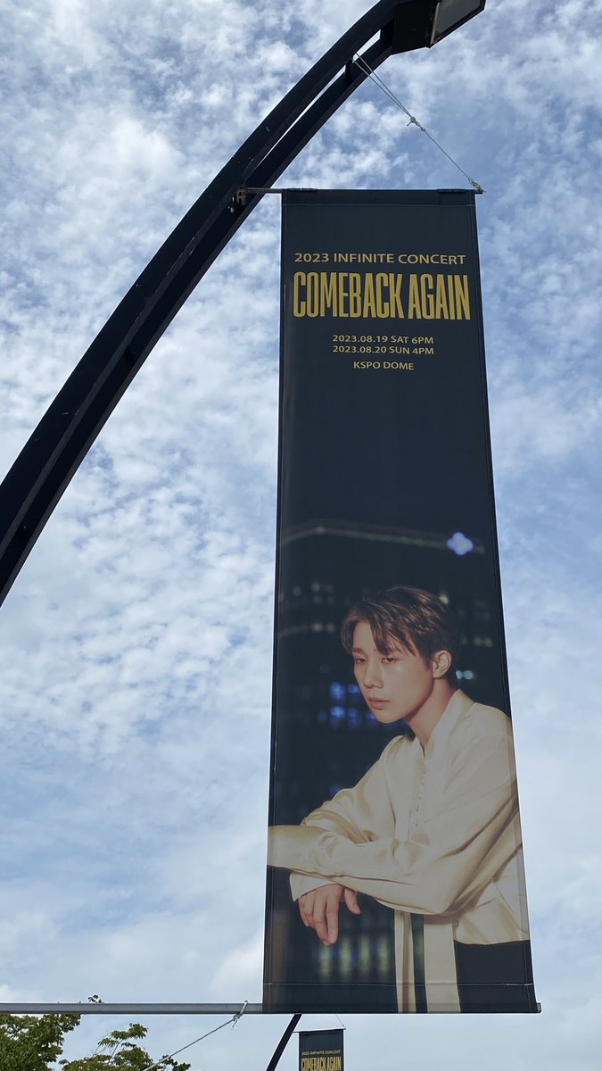 kwang__82's tweet photo. 인피니트 콘서트 2023 INFINITE CONCERT 〈COMEBACK AGAIN〉 https://t.co/OgulXeOI4f