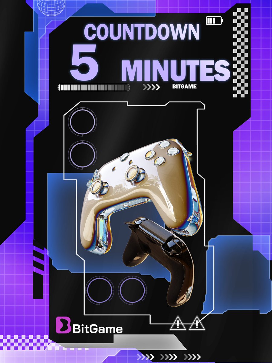 BitGame_'s tweet photo. #BITGAME
🔥 5 minutes – can you feel the excitement in the air?
🕒 Unleash your inner gamer as the countdown reaches its final moments.
🪖Get those controllers ready and embark on a journey that promises thrills and victory!
#GamingCommunity #5MinuteCountdown #LetTheGamesBegin https://t.co/9fycU6Q8aq