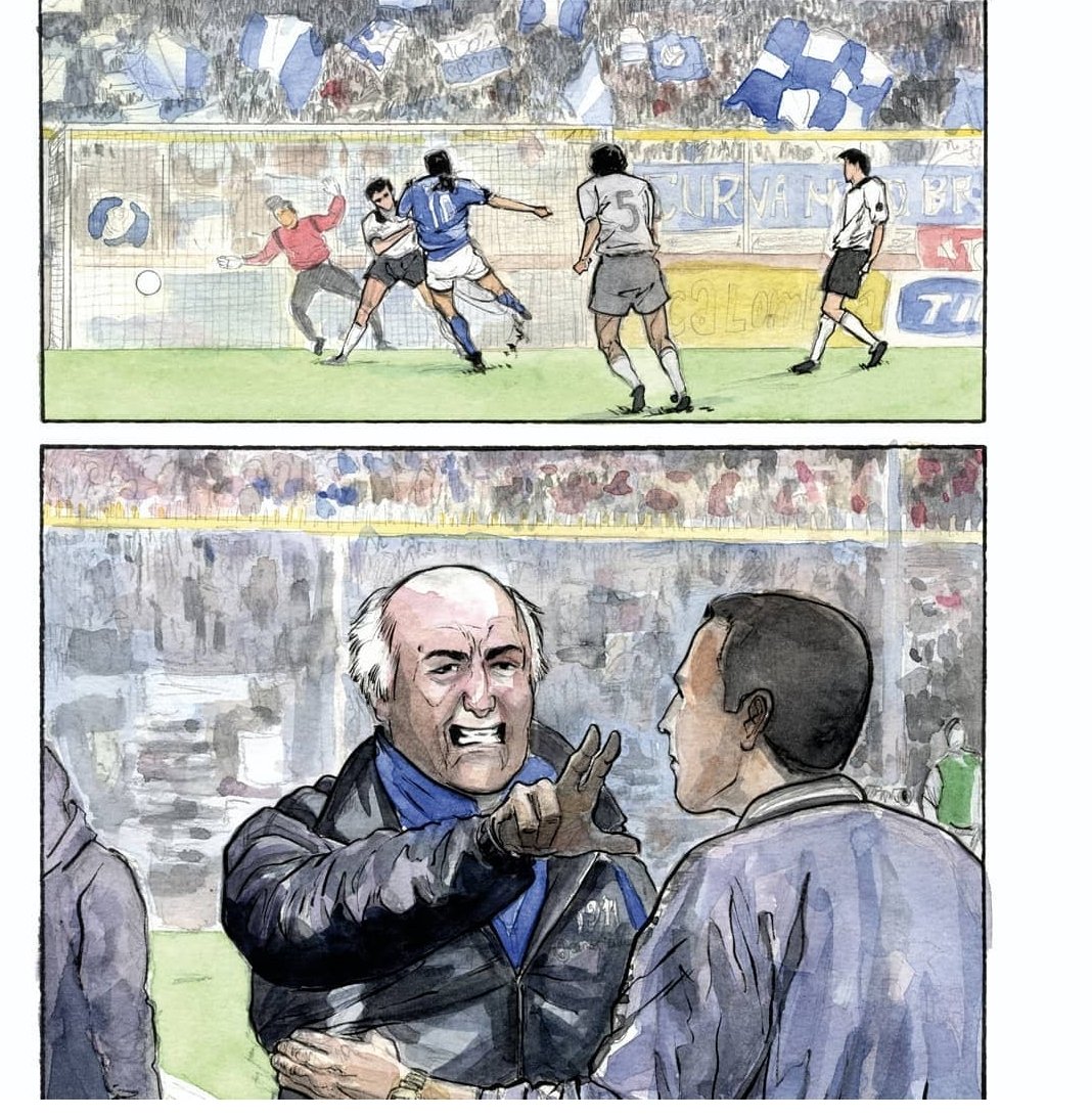 AlessioK47's tweet photo. ⭐⚽ #𝑪𝒂𝒓𝒍𝒆𝒕𝒕𝒐𝑴𝒂𝒛𝒛𝒐𝒏𝒆: "Quel giorno nun me lo dimentico, magari ve sembro rimbambito ma nella mia capoccia ce sta tutto... Ma ve lo giuro, non volevo andarmi a cercà rogne, ma ciò che accadde sugli spalti mi fece stare male, mai viste e...👇 https://t.co/TyZFPw45vu https://t.co/tjjs64mfPZ
