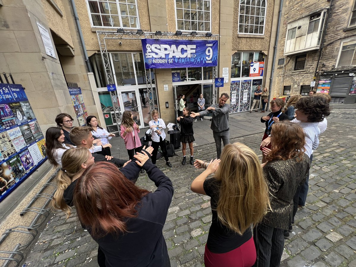 20 mins before show 1 of Twelfth Night <a href="/edfringe/">Edinburgh Festival Fringe</a> @thespaceuk we are ready! Come and see us! TheSpace@Niddrystreet (Upper Theatre) venue no 9!