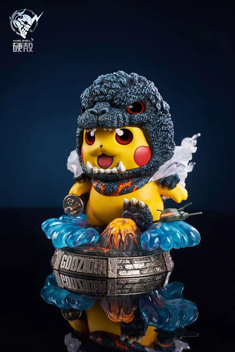 FavorGk's tweet photo. Burning Godzilla Cosplay Pikachu by HARD SHELL Studios is now available for pre-order! 

#pokemon #pokemonfigure #pokemonstatue #pokemonfan #pikachu #pikachufigure #pikachufan #godzilla https://t.co/Gx0fbQQzyN