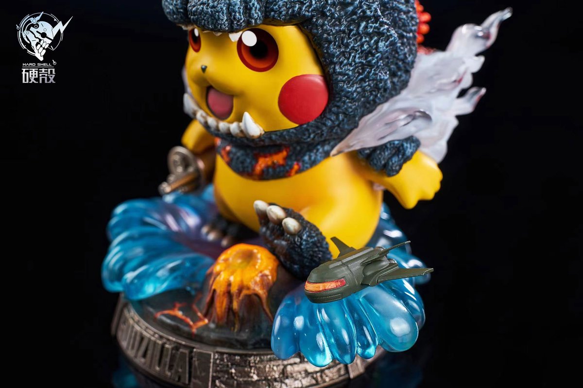 FavorGk's tweet photo. Burning Godzilla Cosplay Pikachu by HARD SHELL Studios is now available for pre-order! 

#pokemon #pokemonfigure #pokemonstatue #pokemonfan #pikachu #pikachufigure #pikachufan #godzilla https://t.co/Gx0fbQQzyN