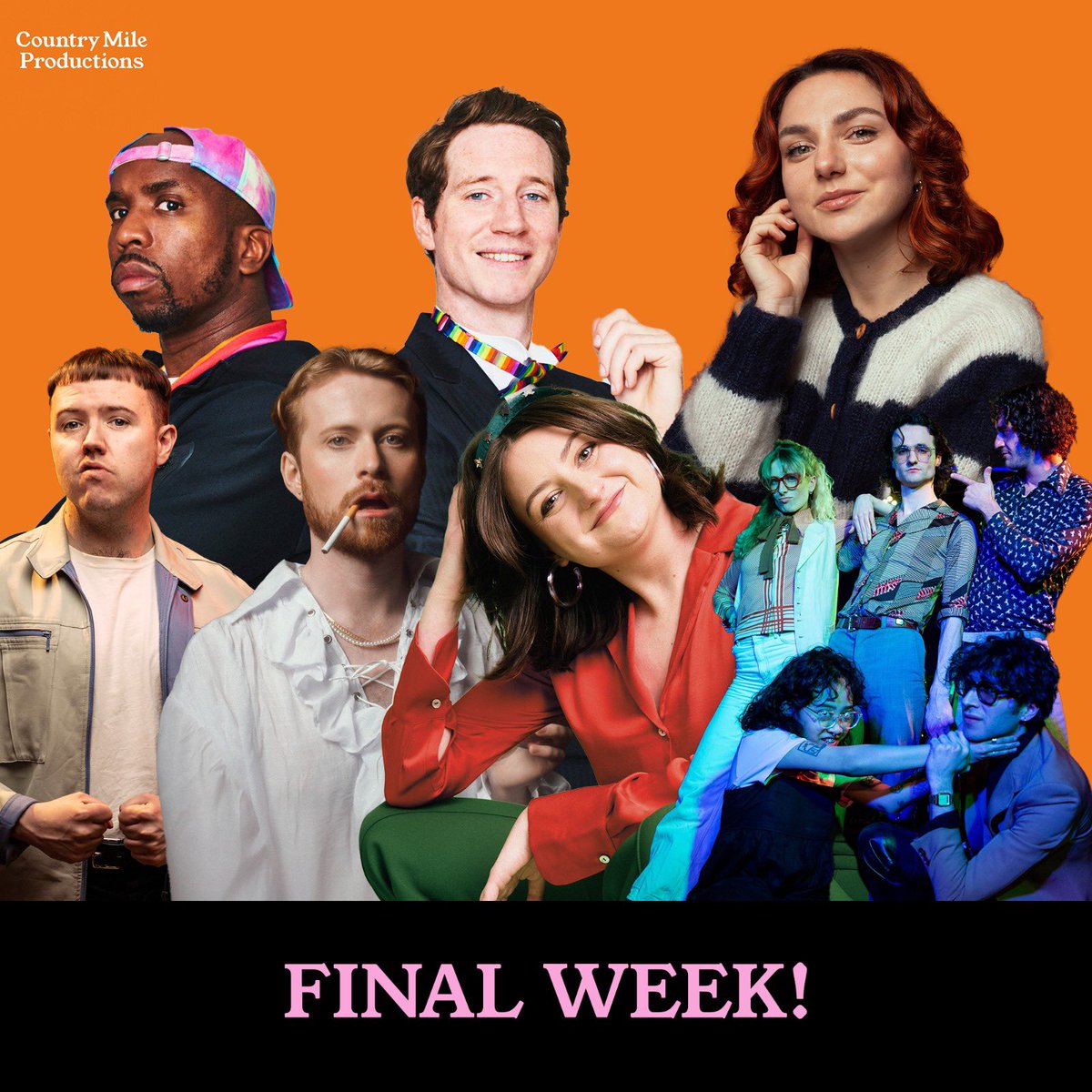 Somehow we’re already into the final week of #edfringe!! 🤯

We’ve got 6 incredible shows that are selling out or have sold out - so grab your tickets now whilst you still can! 

countrymileproductions.co.uk/coming-up
