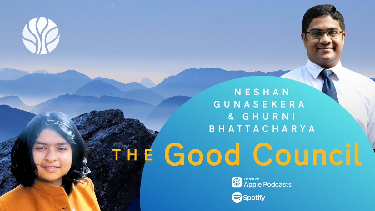 #FutureGenerations in focus! Today we are launching the 3rd season of The Good Council. 🙌
We talk to Neshan Gunasekera &amp; <a href="/GhurniBhattach2/">Ghurni Bhattacharya</a> about what it means to act in a #futurejust way &amp; how to prevent crimes against future generations. bit.ly/45tnD9y