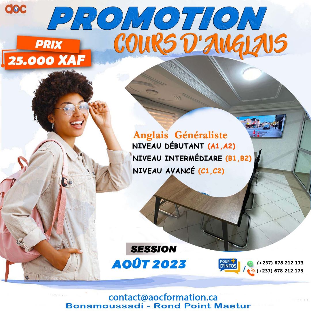AOC_FORMATION's tweet photo. Profitez de notre promotion pour améliorer votre niveau en anglais.
N'hesitez surtout pas de nous joindre sur WhatsApp:

Tel: 6 78 21 21 73📷 https://t.co/6pq6I921UN
