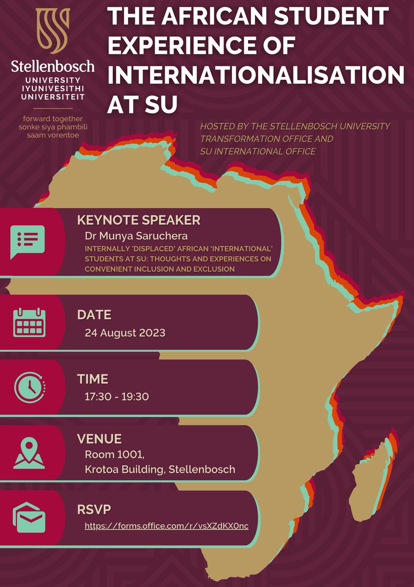 Stellenbosch University Transformation Office tweet media