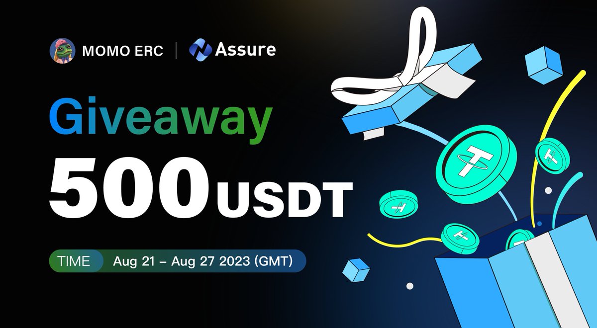 Assure_pro's tweet photo. 💙Happy to announce our collaboration with @momoerc!

💰Total $500 USDT #Giveaway
⏲️Aug 21th - Aug 27th 00:00 GMT+8

🍀How to participate:
1⃣Follow @Assure_pro &amp; @momoerc 
2⃣Join: https://t.co/AxnE53Fr2V
3⃣Visit page to claim more rewards
🔗Dive deep: https://t.co/jLfqoKU3x7 https://t.co/CN87T5fVQX