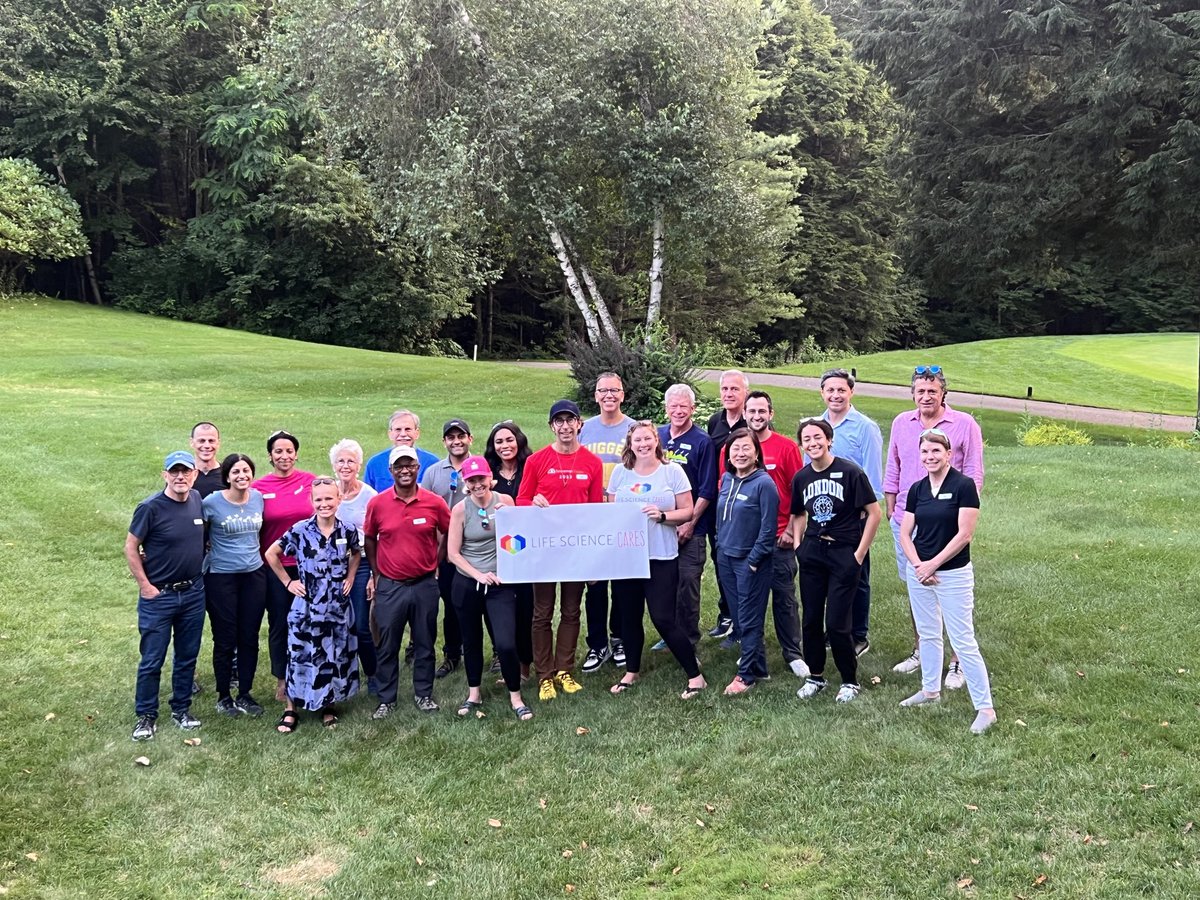 Timmerman Traverse for Life Science Cares 2023. The team raised $1.23 million to fight poverty. Ready to go hike the Presidential Traverse! Thanks to all the hikers and donors.