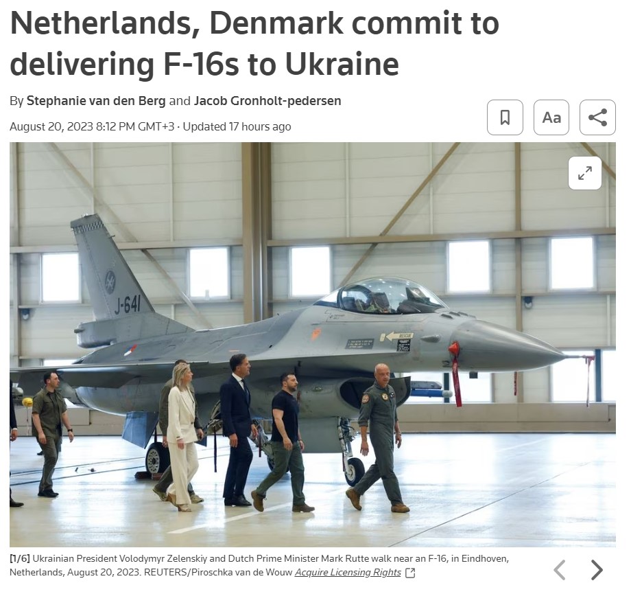 As #Netherlands, #Denmark commit to delivering F-16s to #Ukraine, I will just remind you how our buses looked like during the #NATO Vilnius summit this summer. 

A lot of people asked for this decision and it is great news that it finally became true.  🇺🇦✈️

#SlavaUkraini