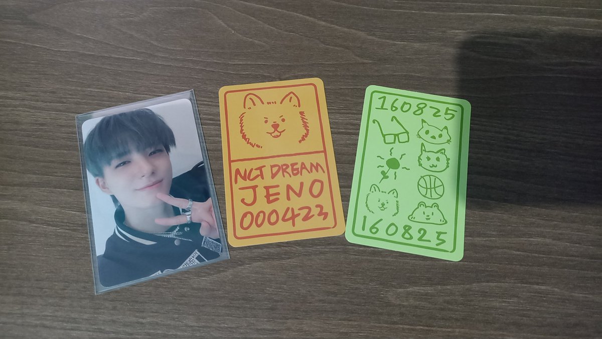 alastcart's tweet photo. Wts lfb ph Onhand 

Nct dream  6th anniversary lucky card jeno ver

Price: 500 
DOP: payo
MOP: gcash

Reply mine or dm me
Help rt

Nct dream mark renjun jeno haechan jaemin chenle jisung https://t.co/X0gLoFG6ku