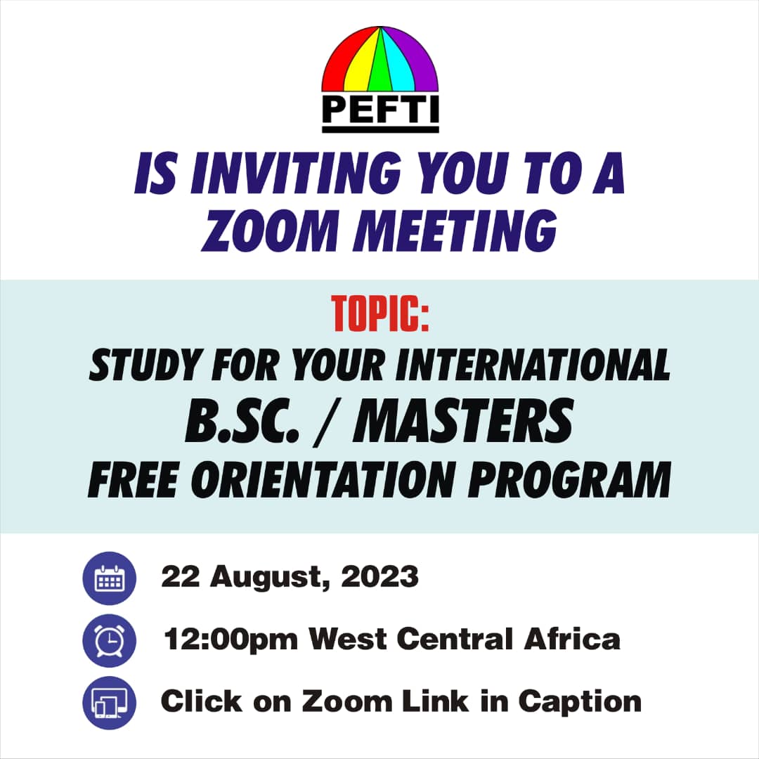 peftiFilm's tweet photo. PEFTI Film Institute is inviting you to a  Zoom meeting.

Topic: Study for Your International https://t.co/P0N4BWT5Ia / Masters Free Orientation Program 
Aug 22, 2023 12:00 PM 

Join Zoom Meeting
https://t.co/wUFD1Fiwiu

Meeting ID: 893 1643 2552
Passcode: 7h2DwQ https://t.co/Cg2gOmX1MH