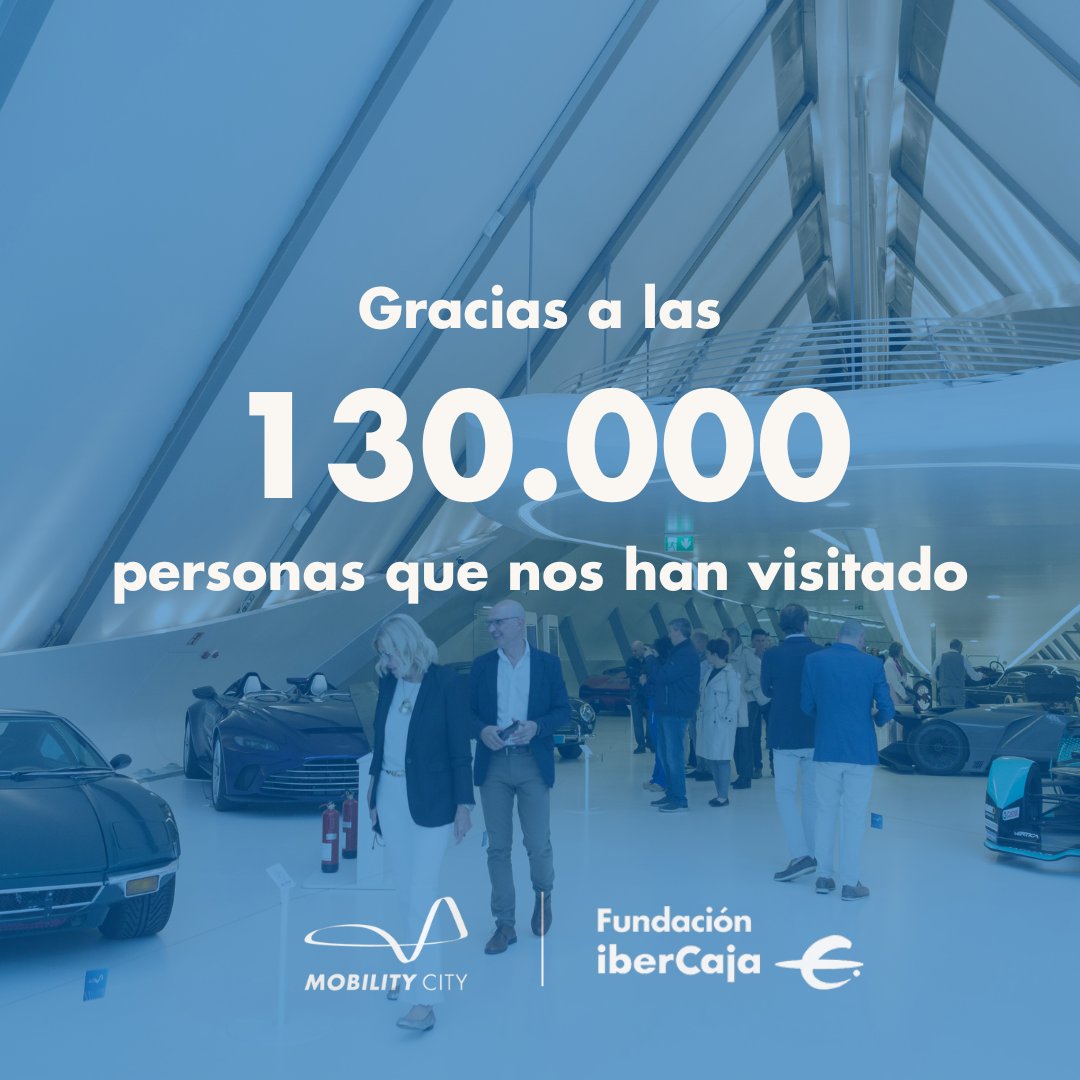 FundIbercaja's tweet photo. ¡6 meses en acción! 🚗🎉 @mobilitycity_ ha recibido a 130K+ visitantes desde su inauguración.
Eventos increíbles y la III Gala Premios Impulso está por llegar.
#MobilityMuseum, ¡únete a la revolución de la movilidad!
🔗 https://t.co/u8sdxjTNrM https://t.co/HCJOrhbUkJ