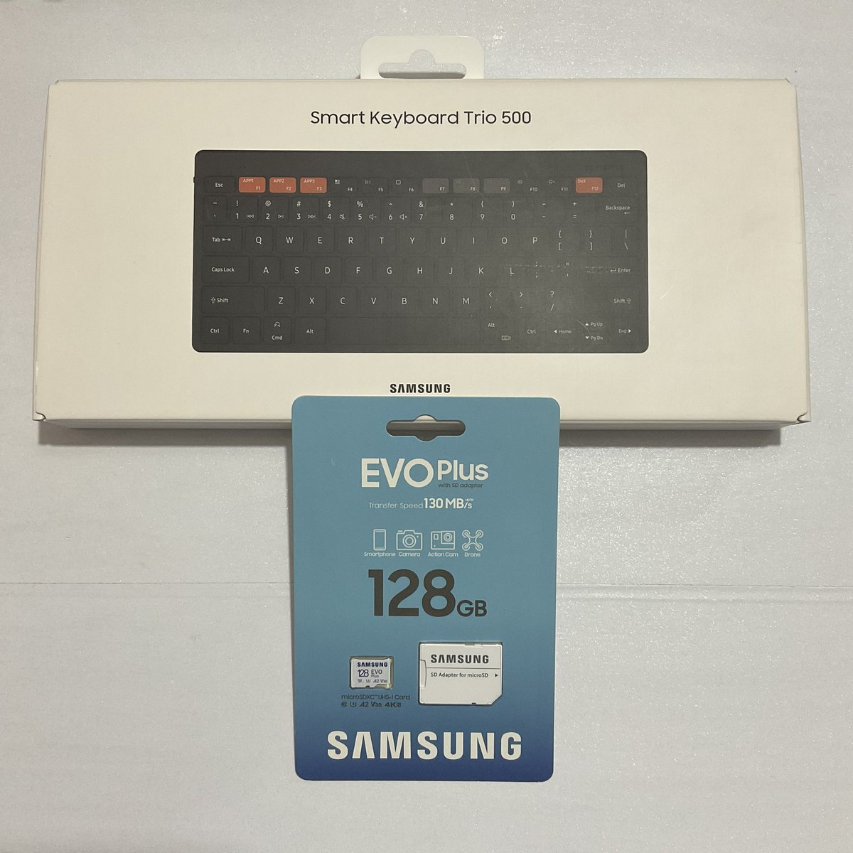 aerislll's tweet photo. wts lfb ph

Samsung Smart Keyboard Trio 500 - ₱1,250
Samsung Evo plus w/ SD adapter 128gb memory card - ₱800
SET - ₱2,000

Sealed, brand new, never been used
mop: gcash
mod: sh0pee c0, jrs, lbc
loc: tuguegarao city, cagayan https://t.co/HigTclKUo3