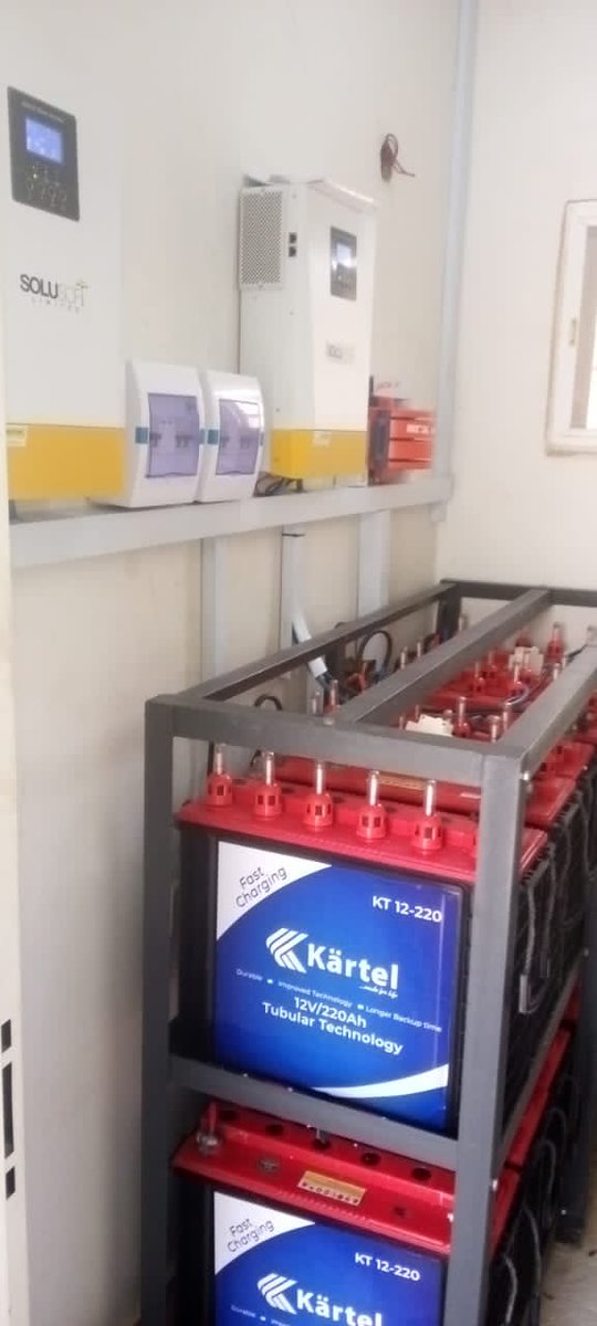 KmtSolar's tweet photo. Solar Installation done by KMTSOLAR professional Engineers
kartel 12V/220Ah Tubular Technology

Call us now to buy all solar products and get your installation done
WhatsApp/Call +2348132229686

Visit
https://t.co/ZUHXCiShc6
#kmtsolar
#abujabusiness https://t.co/IAAEA0gdcY