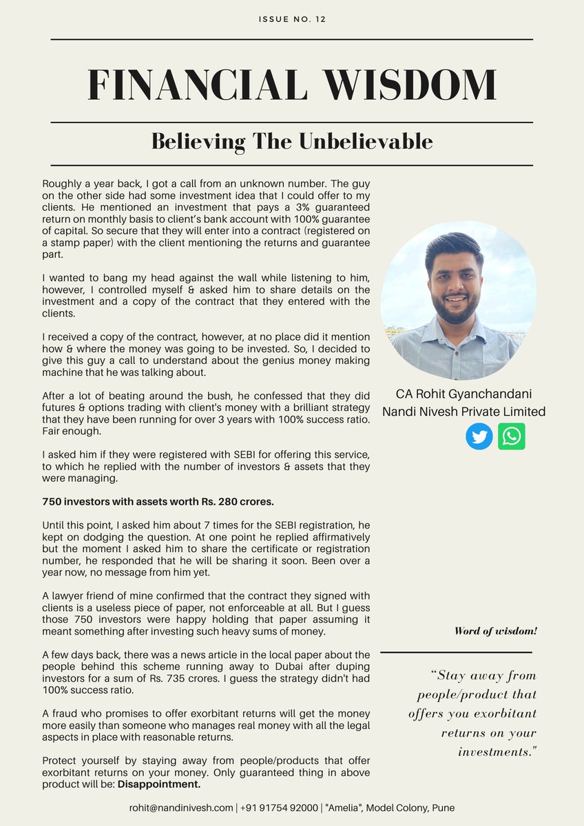 RJGyanchandani's tweet photo. 🚨Newsletter Alert 🚨

Issue No. 12

Believing The Unbelievable😲

Reading time: 2 minutes.