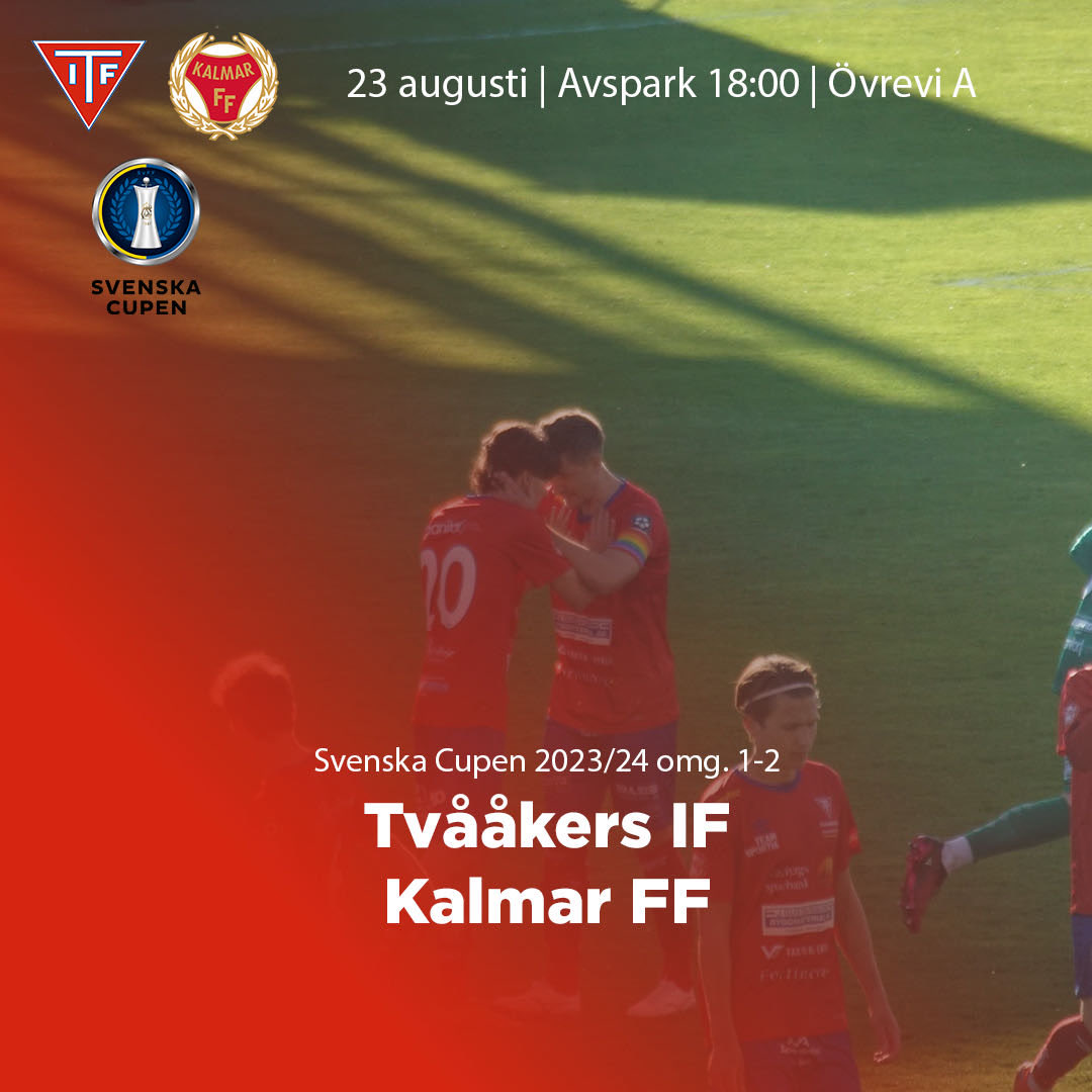 TvaakersIF's tweet photo. Svenska Cupen kval!🔥

På onsdag vankas det stormatch när allsvenska Kalmar FF kommer på besök. Vinst innebär avancemang till en plats i nästa års gruppspel av Svenska Cupen. Matchen går av prägel 18:00, det är ingen match man vill missa! 

Framåt TIF❤️💙 https://t.co/ki53CUVDLK