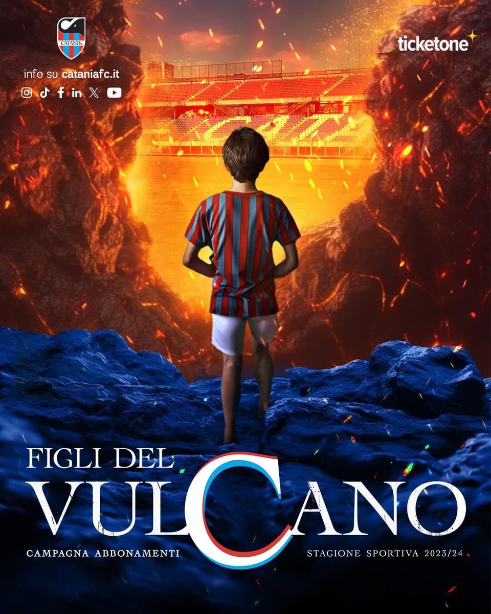 cataniafc_'s tweet photo. 🔴🔵 Figli Del Vulcano 🌋 Campagna Abbonamenti 2023/24

ℹ️ https://t.co/LNa7845XaE

#CataniaFC https://t.co/J7TEW36RTq