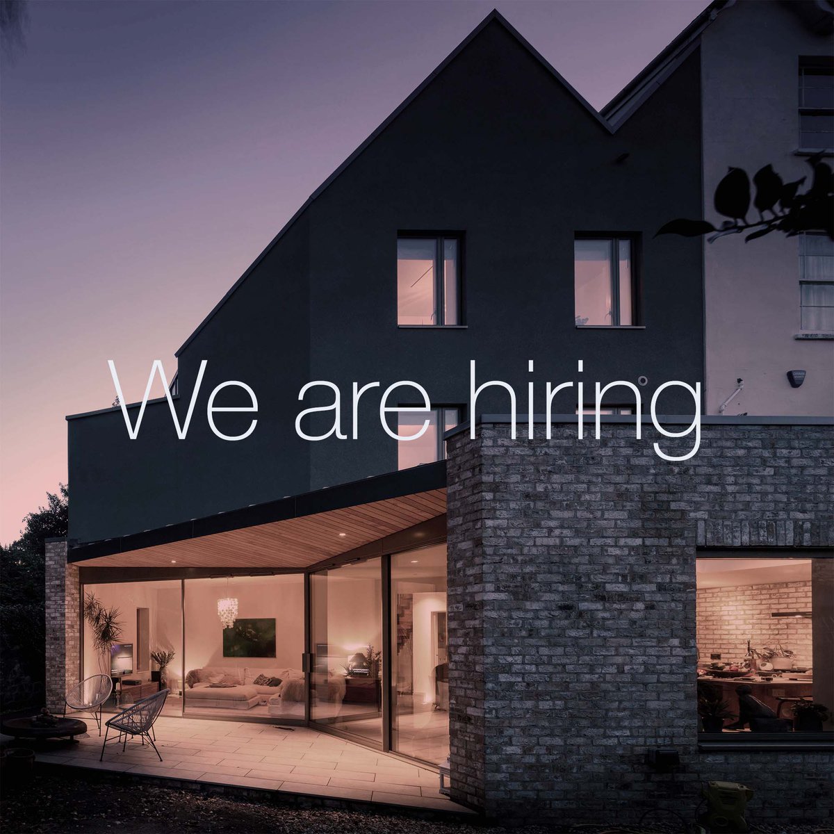 We are hiring!
We have an opening for a Part 2 Architectural Assistant to help support our team some exciting new projects.

Applicants should submit a brief CV and portfolio (pdf) to mail@emmettrussell.co.uk by 5pm on Wednesday 30th August